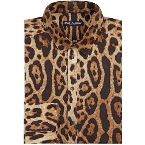 dolce and gabbana leopard print shirt